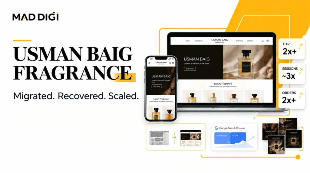 Usman Baig Fragrance From a Slow WordPress Store to a Shopify Brand That Keeps Compounding
